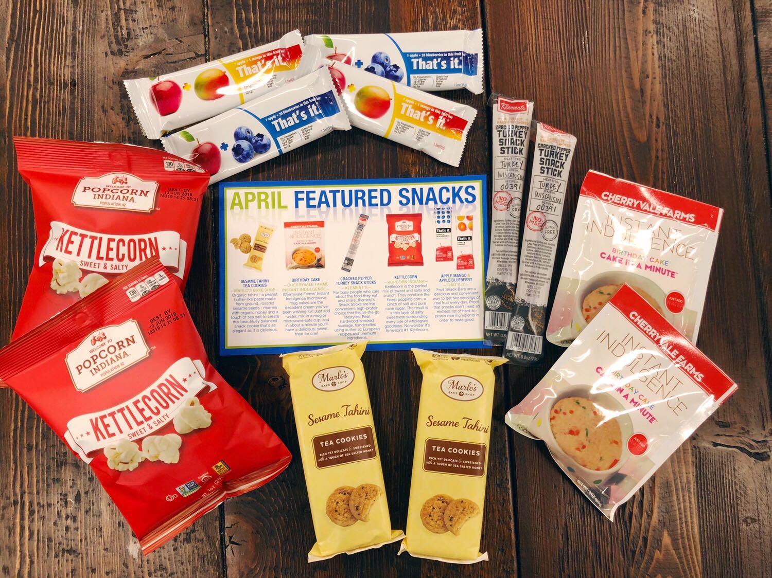 Snack Essentials Snack Happy With Corporate Essentials' April Snack Box