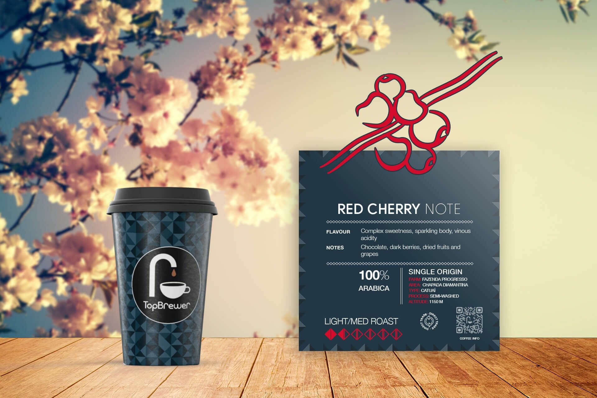 red cherry note
