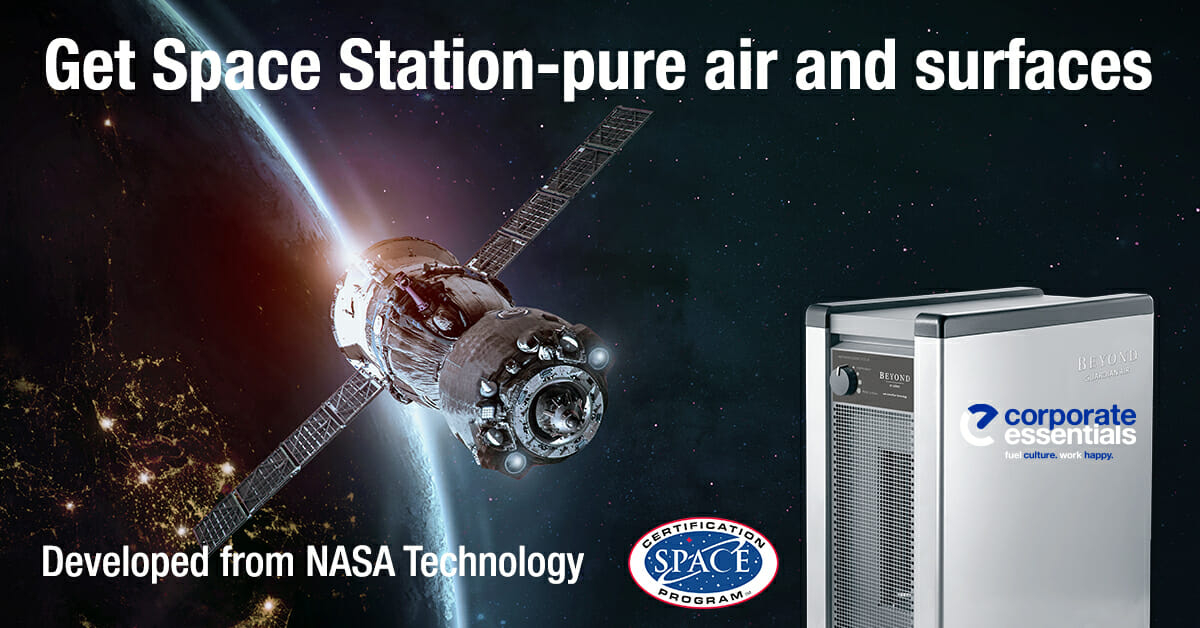 space station pure air and surfaces